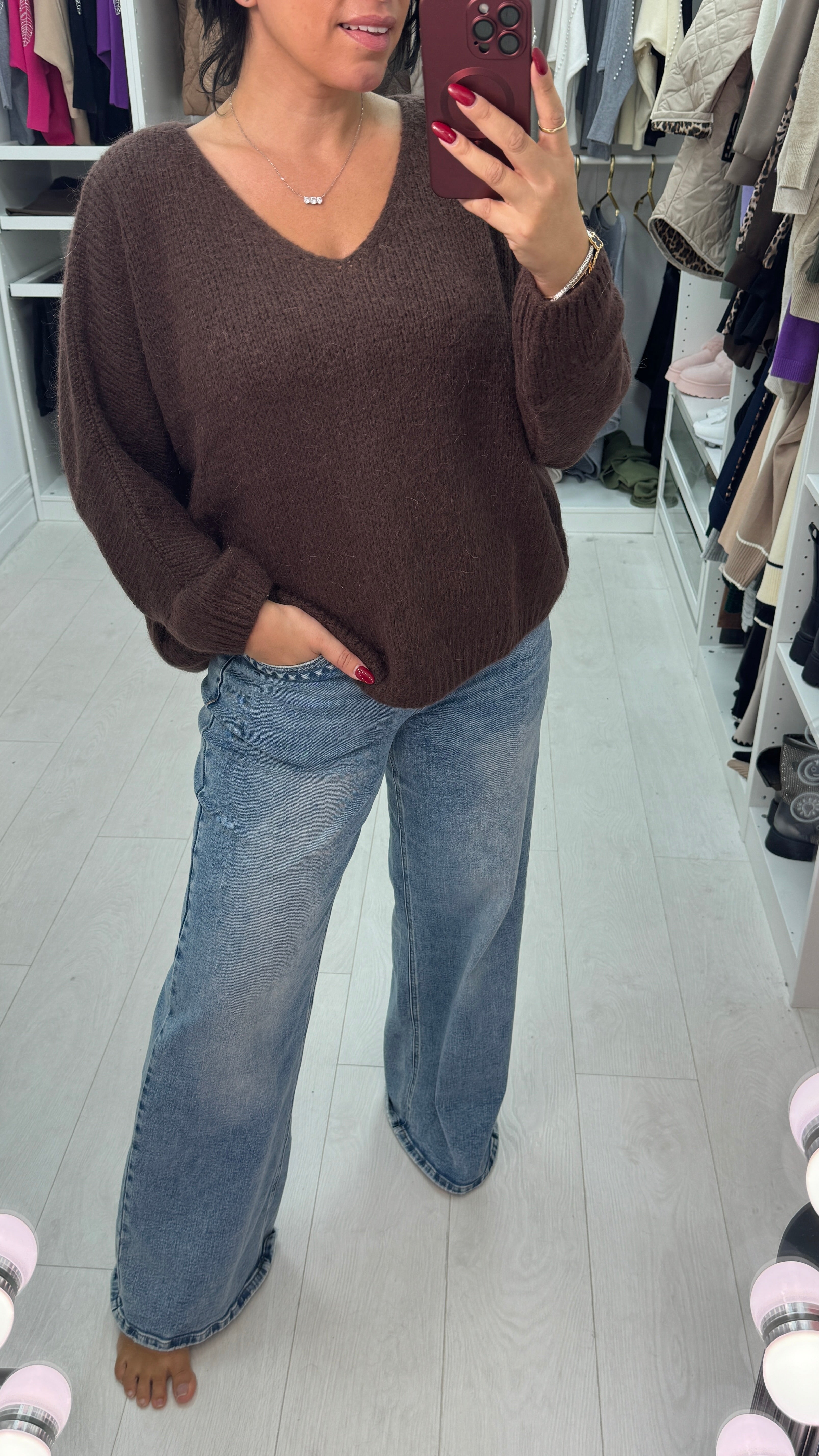 Dahlia Plain Super Soft Oversized Jumper