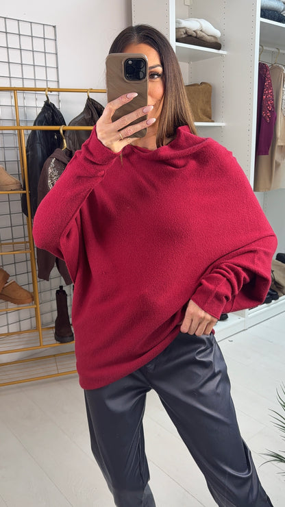 Nita Plain Asymmetric Jumper