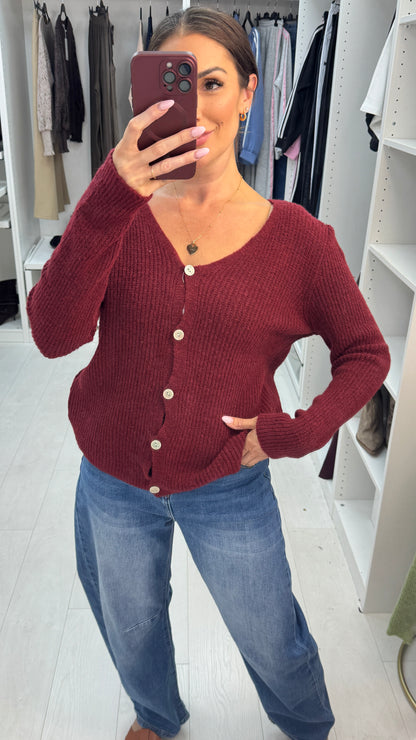 Denia Plain Super Soft Knit Cardigan