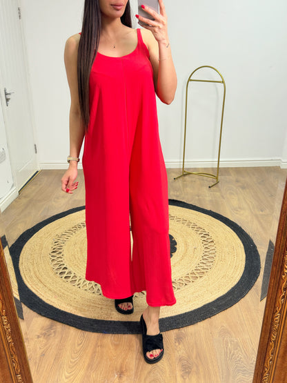 Zendaya Plain Wide Leg Jumpsuit