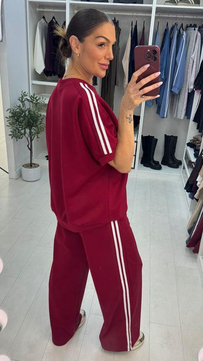 Lucy Loose Fit Side Stripe Detailed Loungewear Set