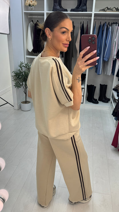 Lucy Loose Fit Side Stripe Detailed Loungewear Set