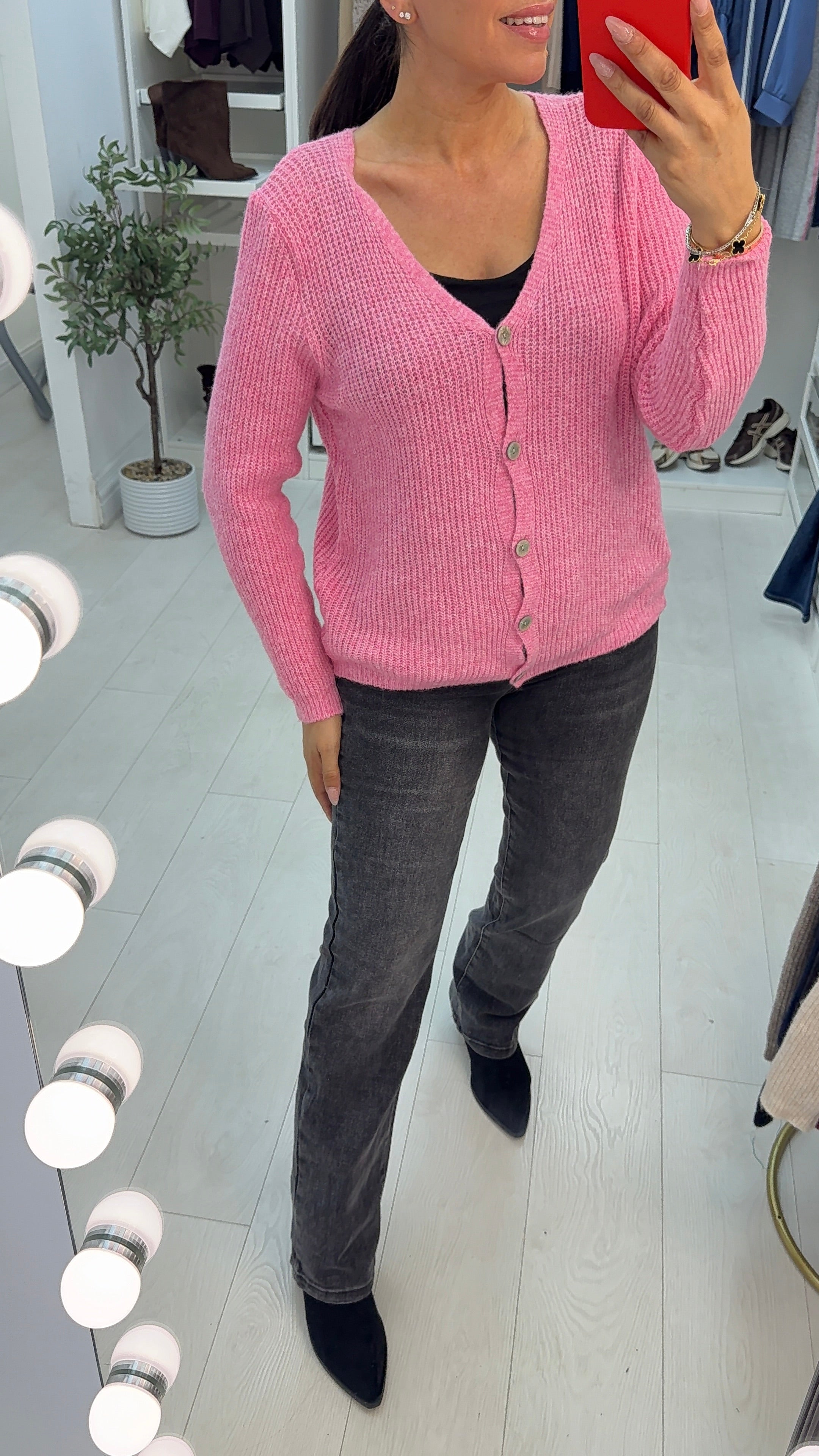 Denia Plain Super Soft Knit Cardigan
