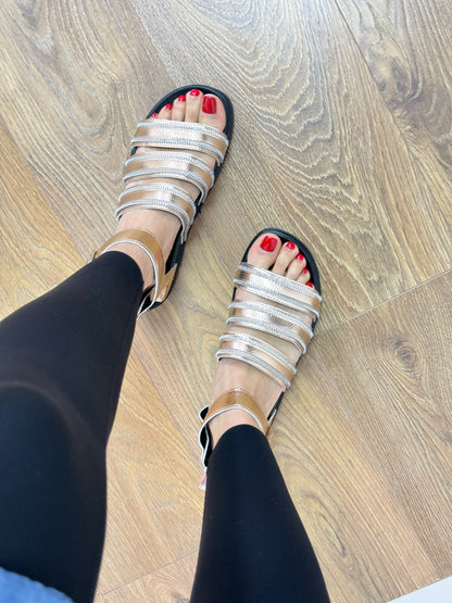 Kinsley Adjustable Buckle Gladiator Sandal