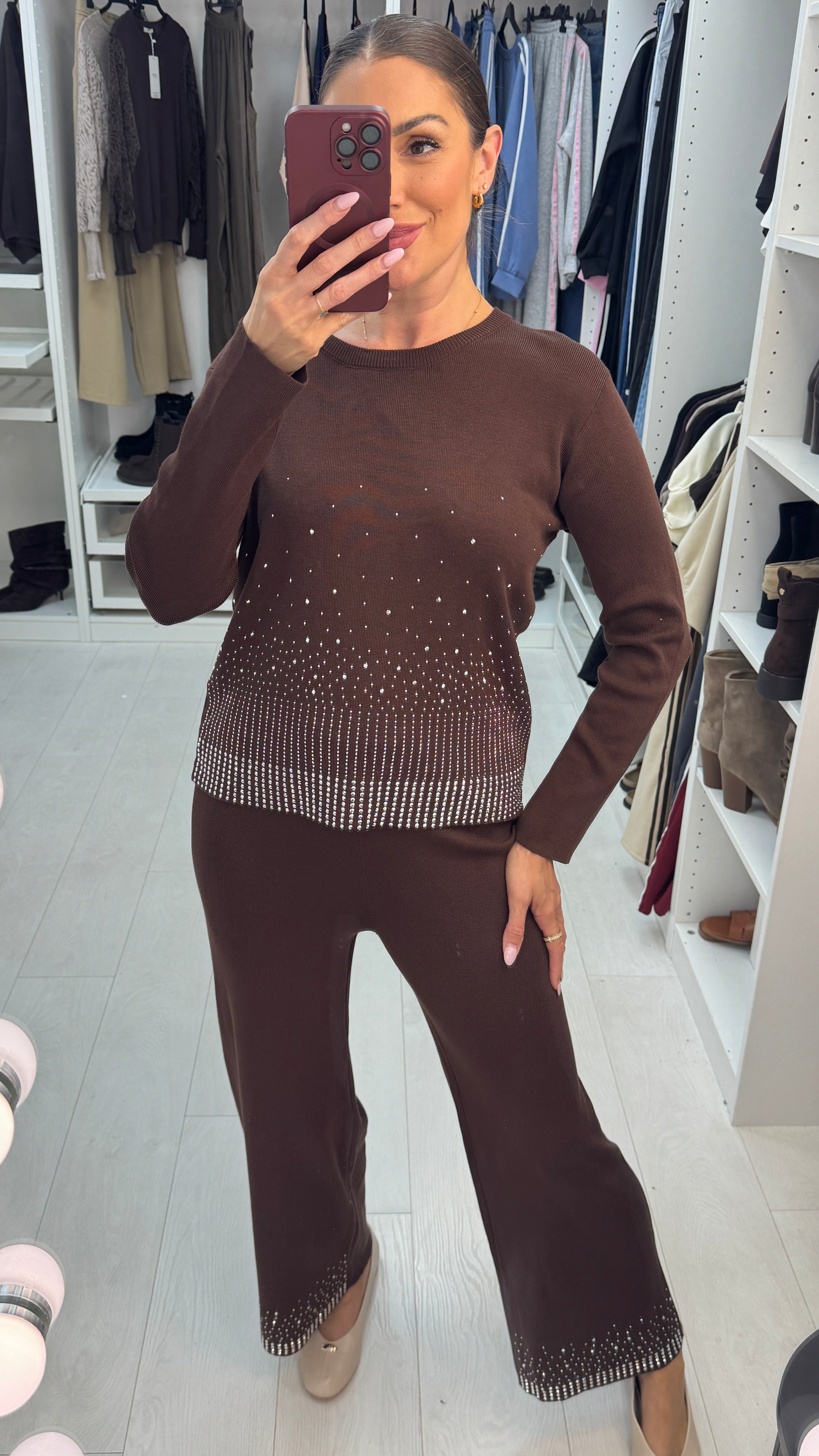 Florielle Embellished Loungewear Set