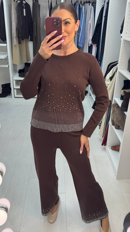 Florielle Embellished Loungewear Set