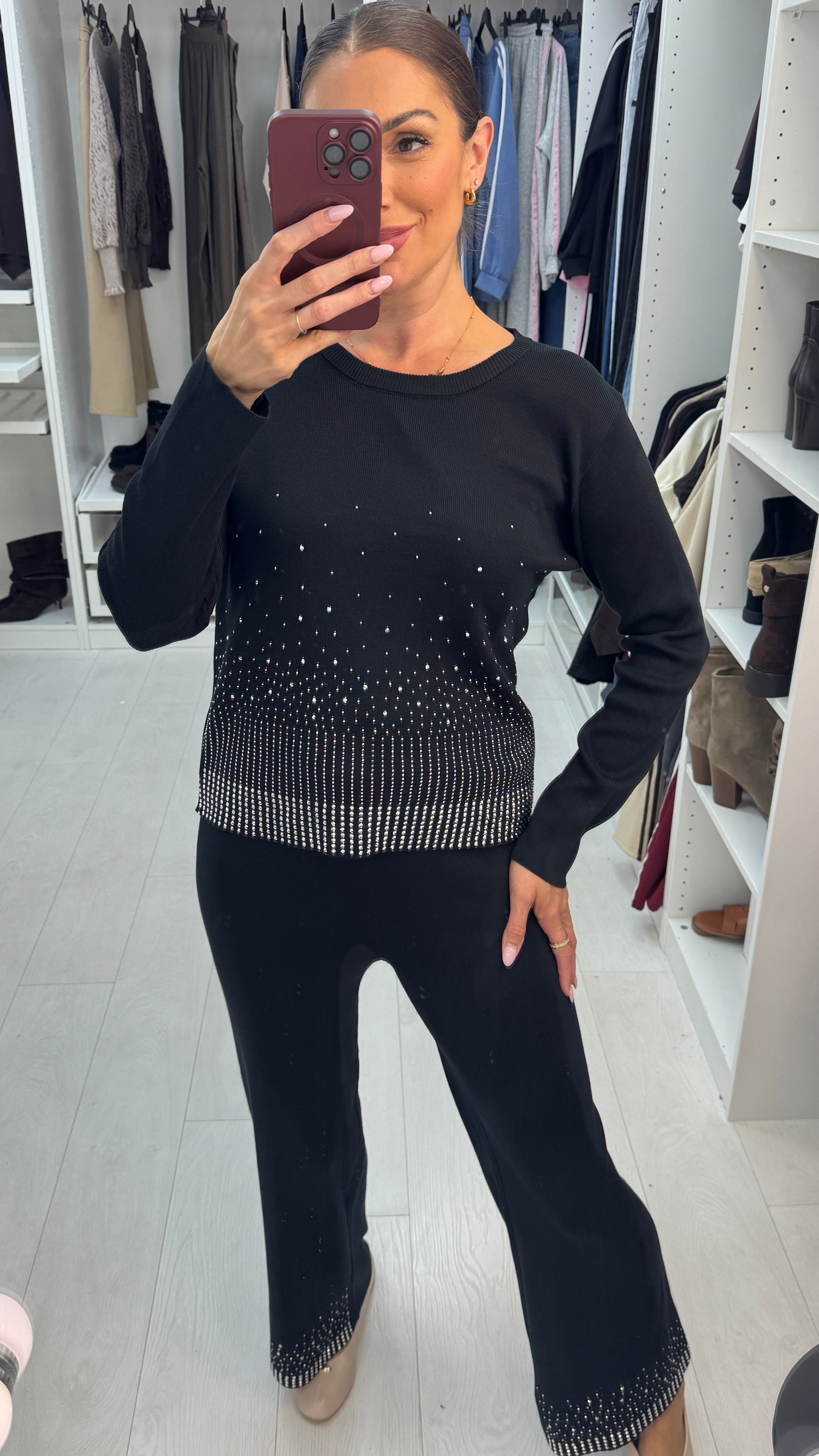 Florielle Embellished Loungewear Set