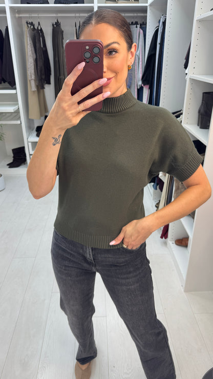 Zashia Plain Short Sleeve Jumper