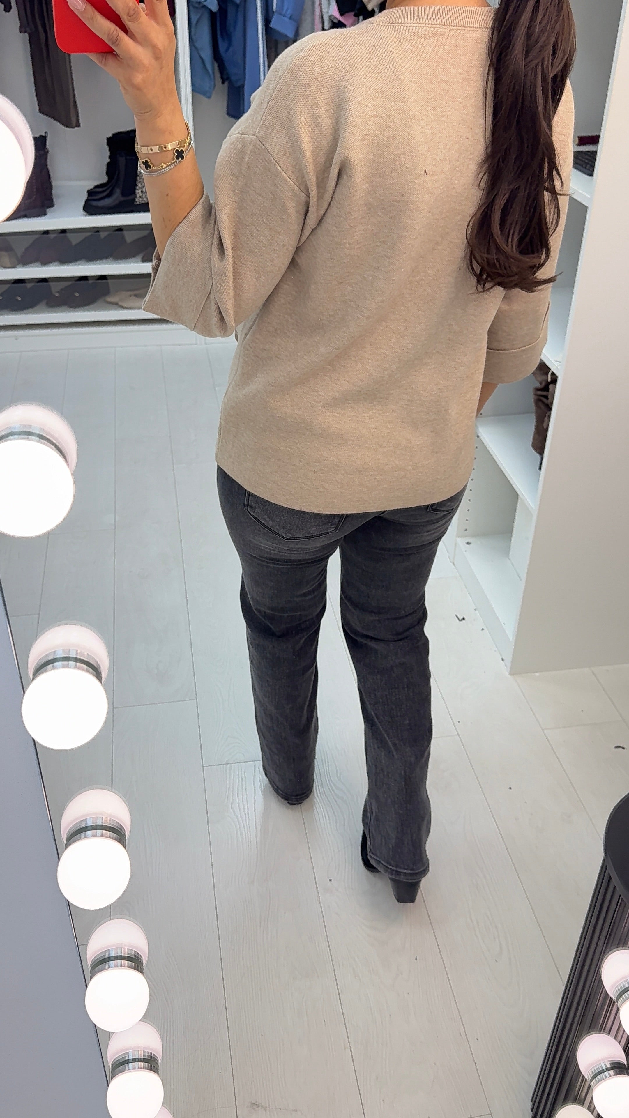 Tatiana Plain Pocket Front Top