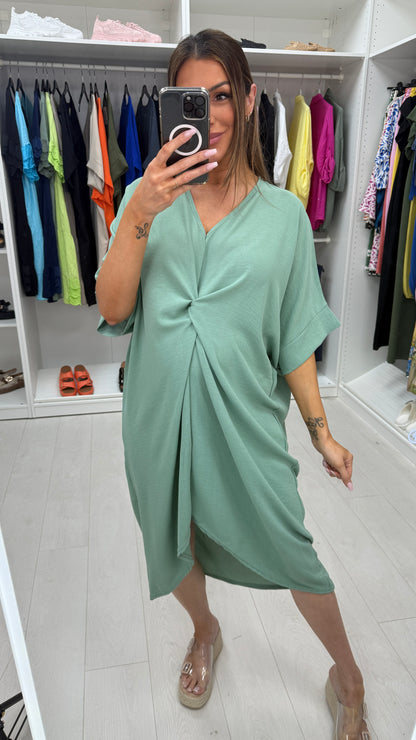 Limbani Knot Front Dress