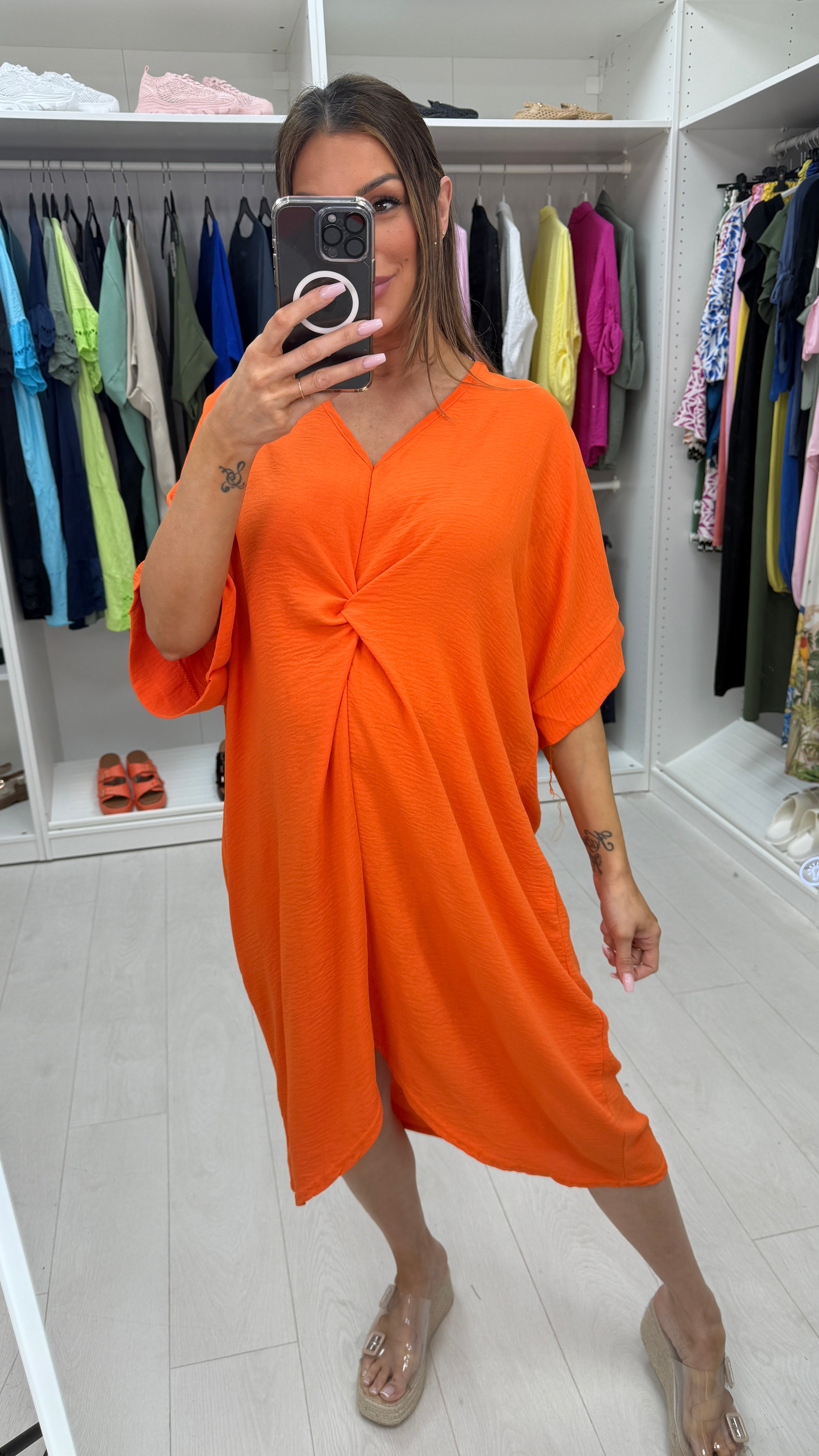 Limbani Knot Front Dress