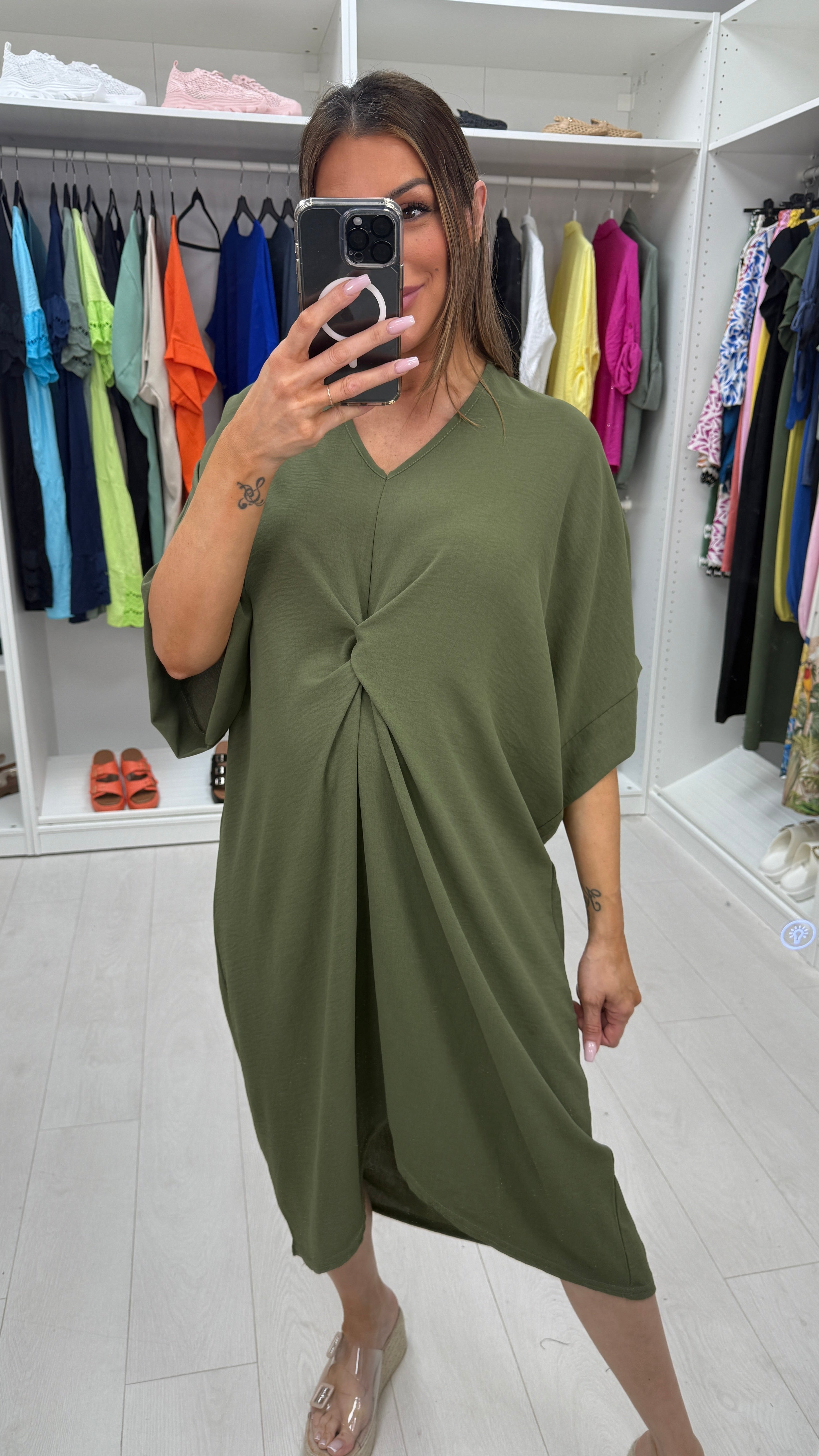 Limbani Knot Front Dress