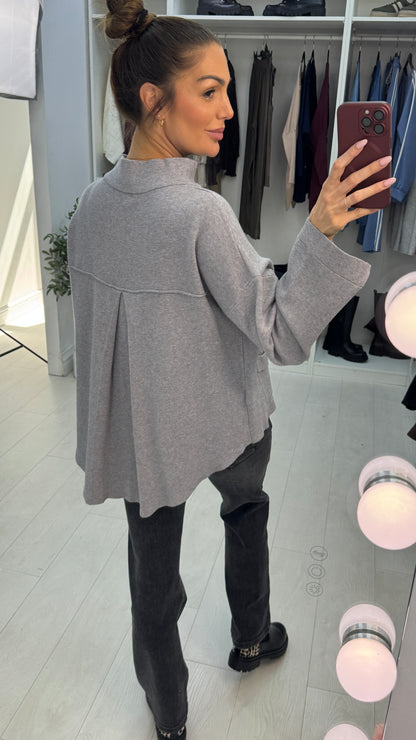 Fleur Collared Button Front Cardigan