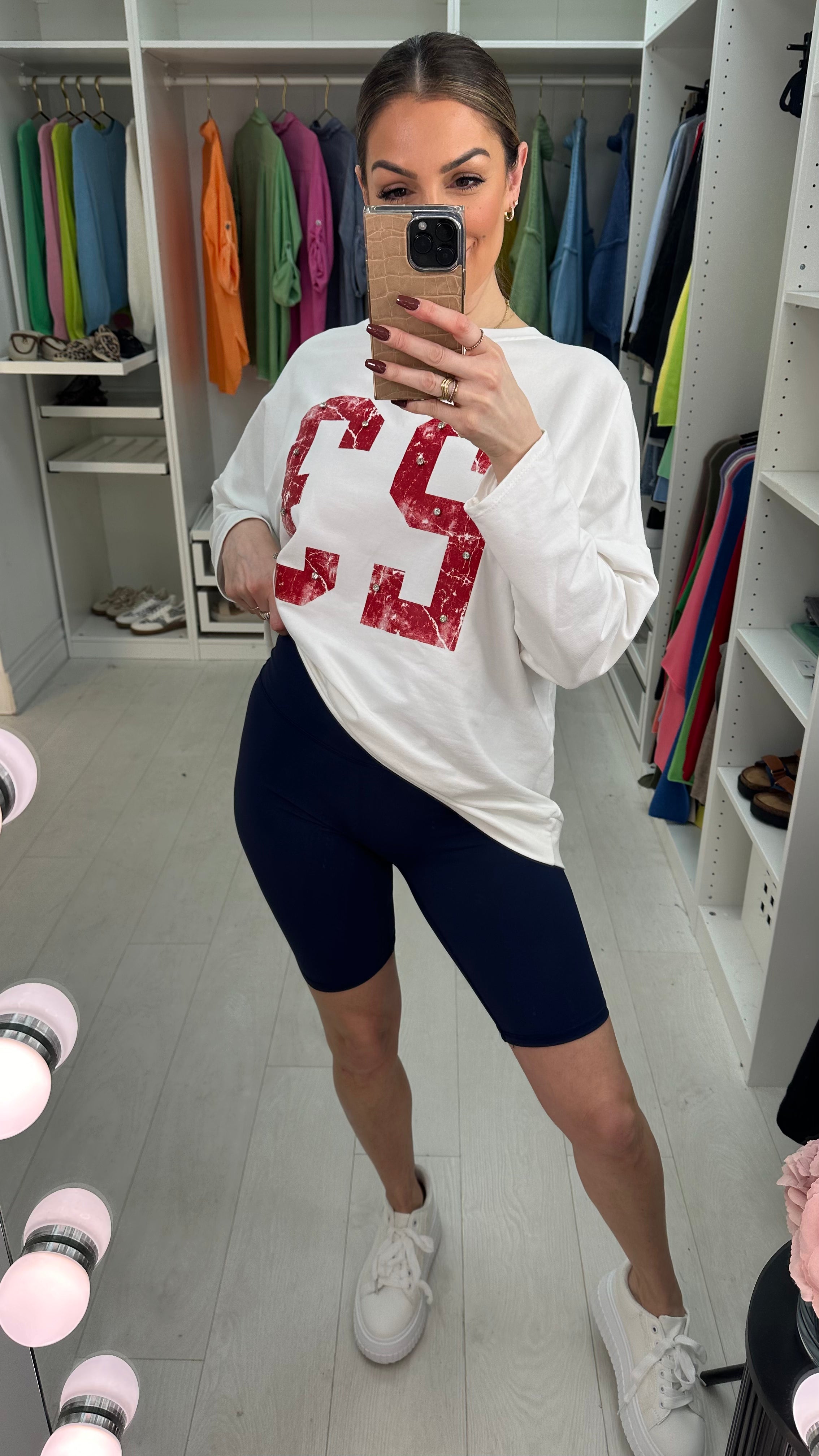 Olivia Plain Super Stretch Cycling Shorts