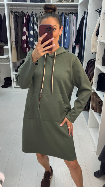 Coco Casual Hooded Jumper Dress