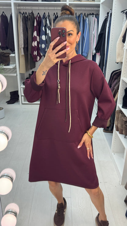 Coco Casual Hooded Jumper Dress