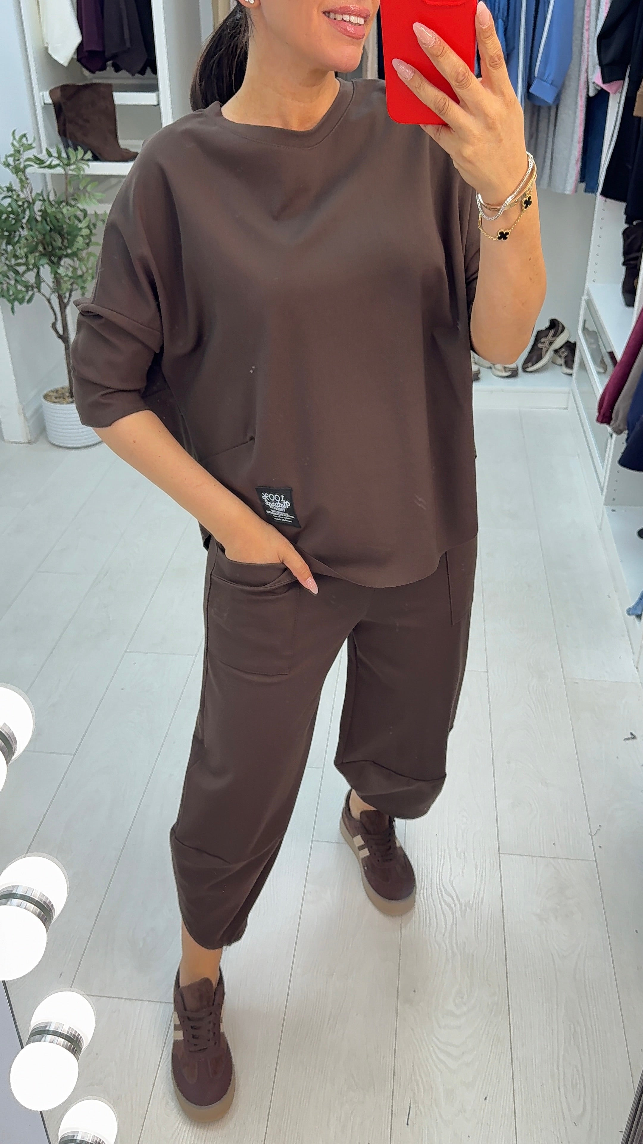 Venya Carrot Leg Loungewear Set