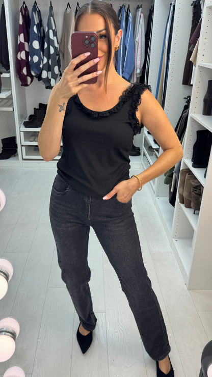 Shyla High Waisted Straight Leg Jeans
