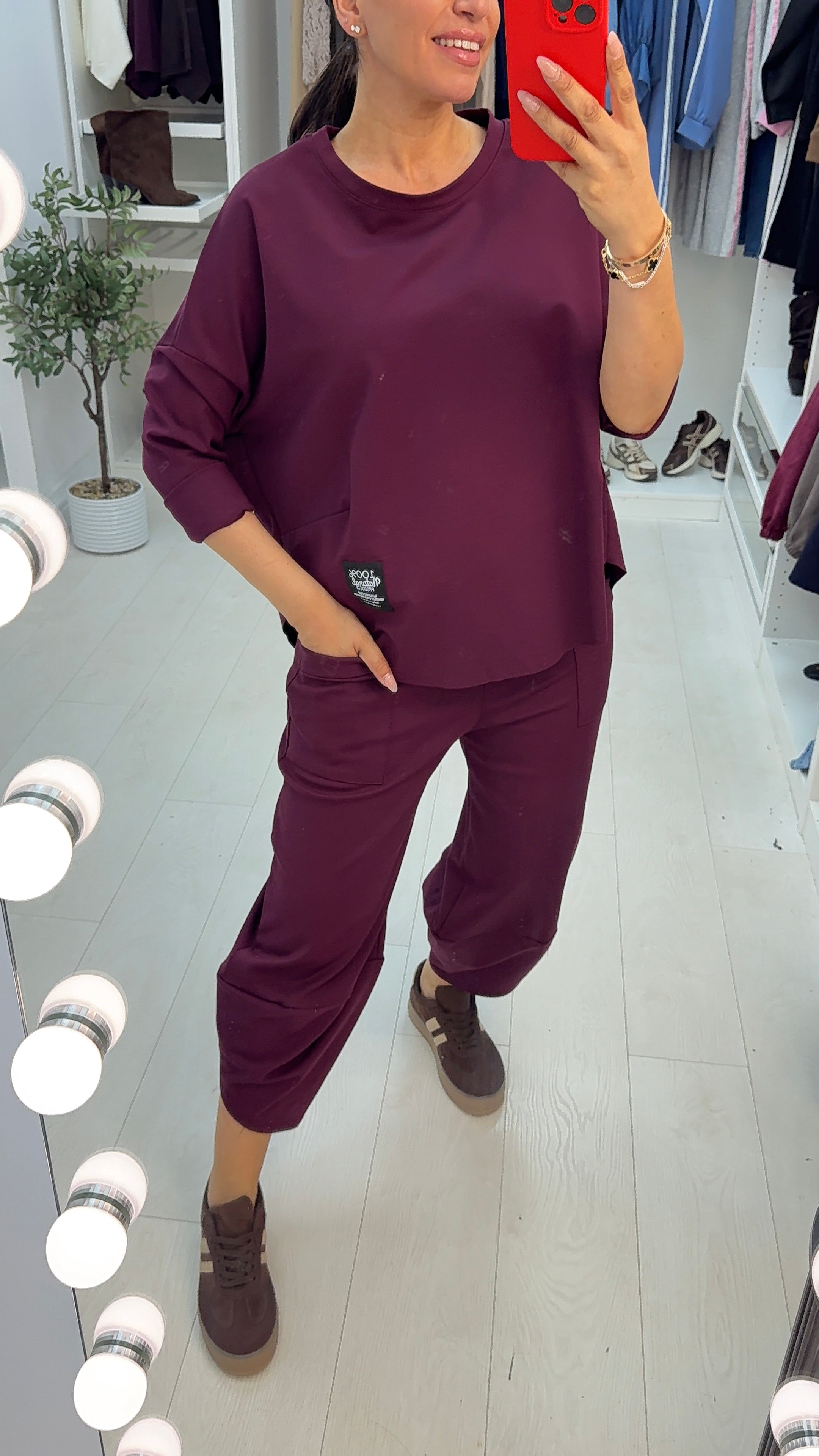 Venya Carrot Leg Loungewear Set