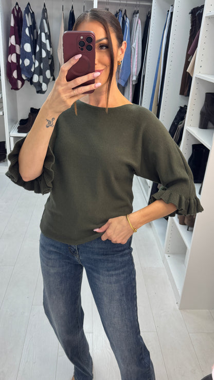 Winslow Plain Frill Detailed Jumper
