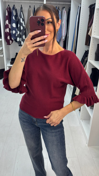 Winslow Plain Frill Detailed Jumper
