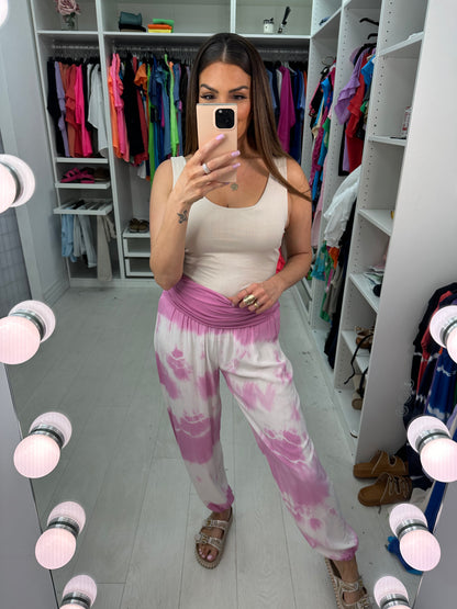 Faith Tie Dye Elasticated Hareems