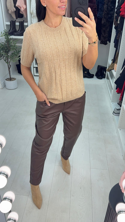 Alanis Sequin Fine Knit Jumper