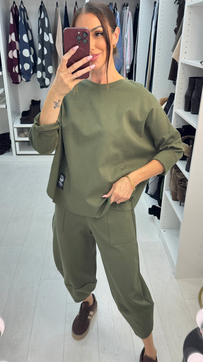 Venya Carrot Leg Loungewear Set