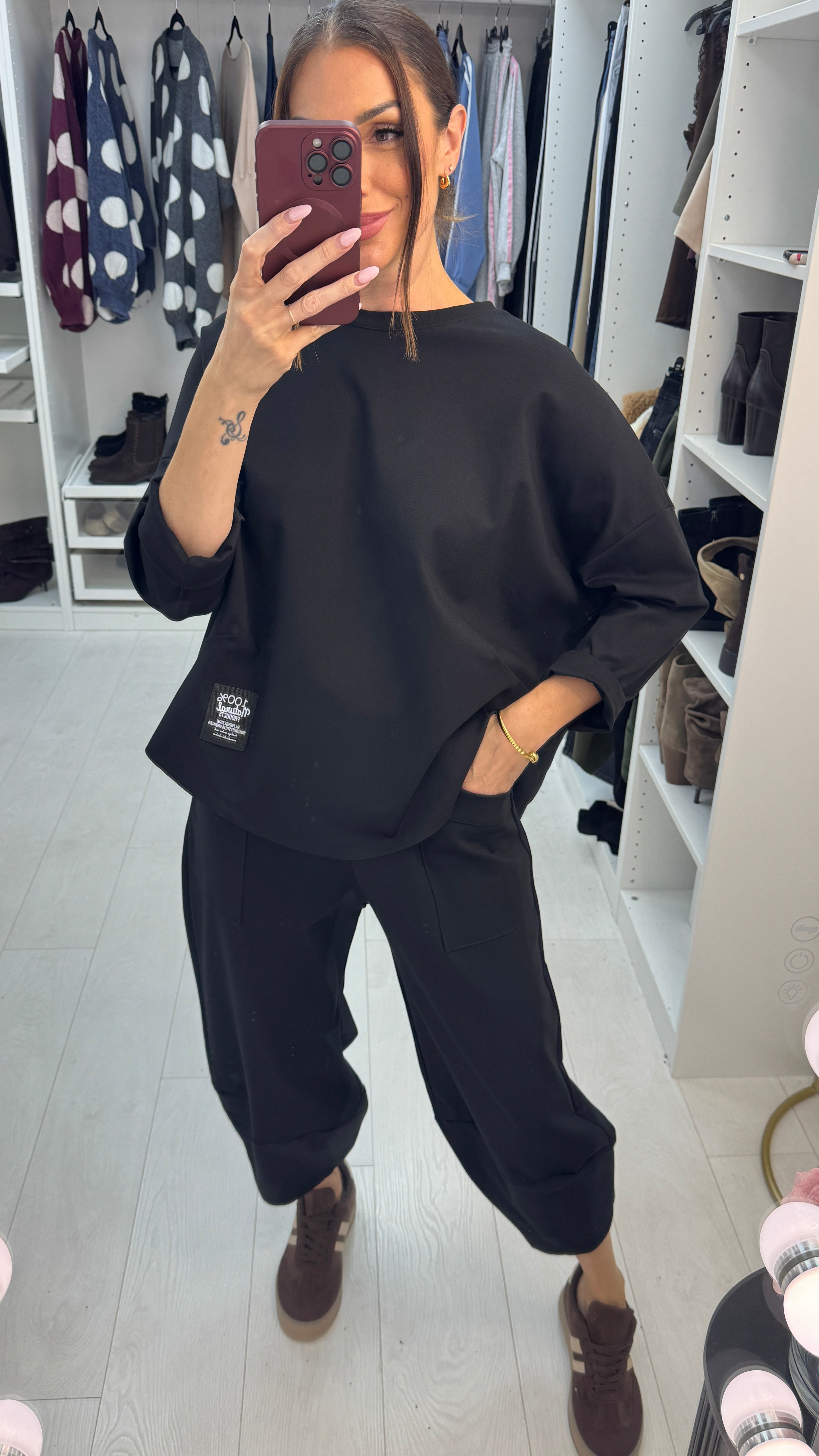 Venya Carrot Leg Loungewear Set