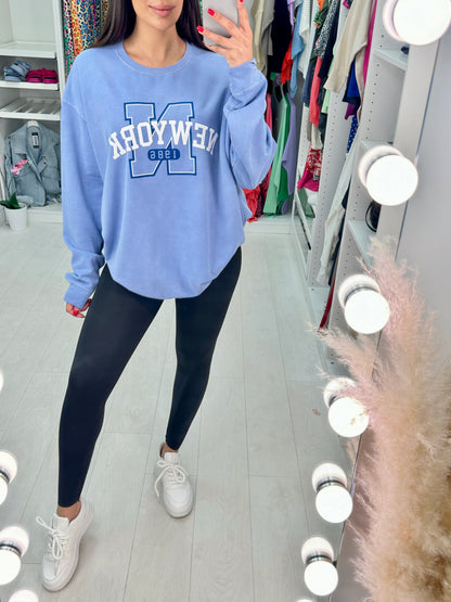 Amara NEW YORK Slogan Sweatshirt