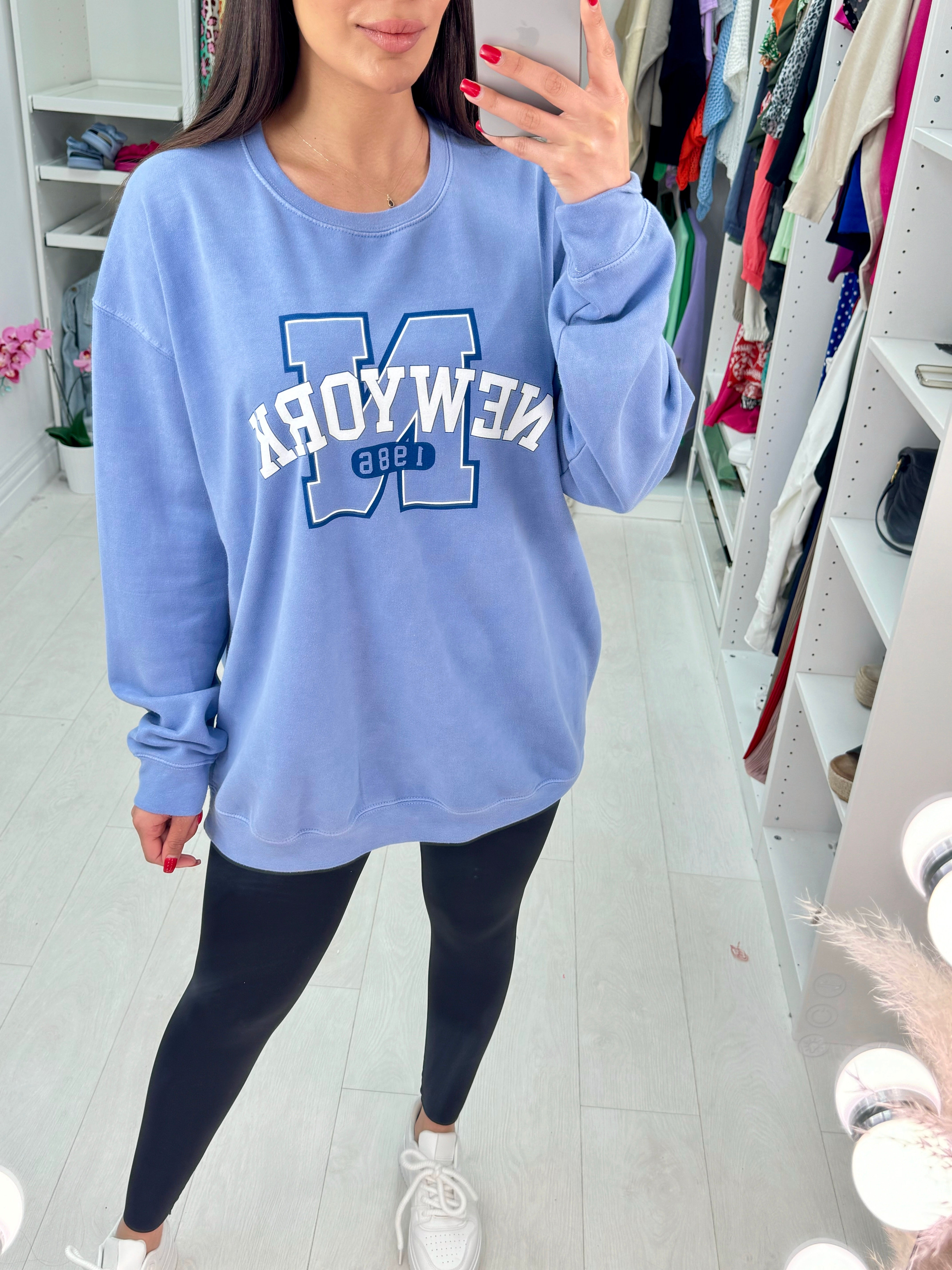 Amara NEW YORK Slogan Sweatshirt