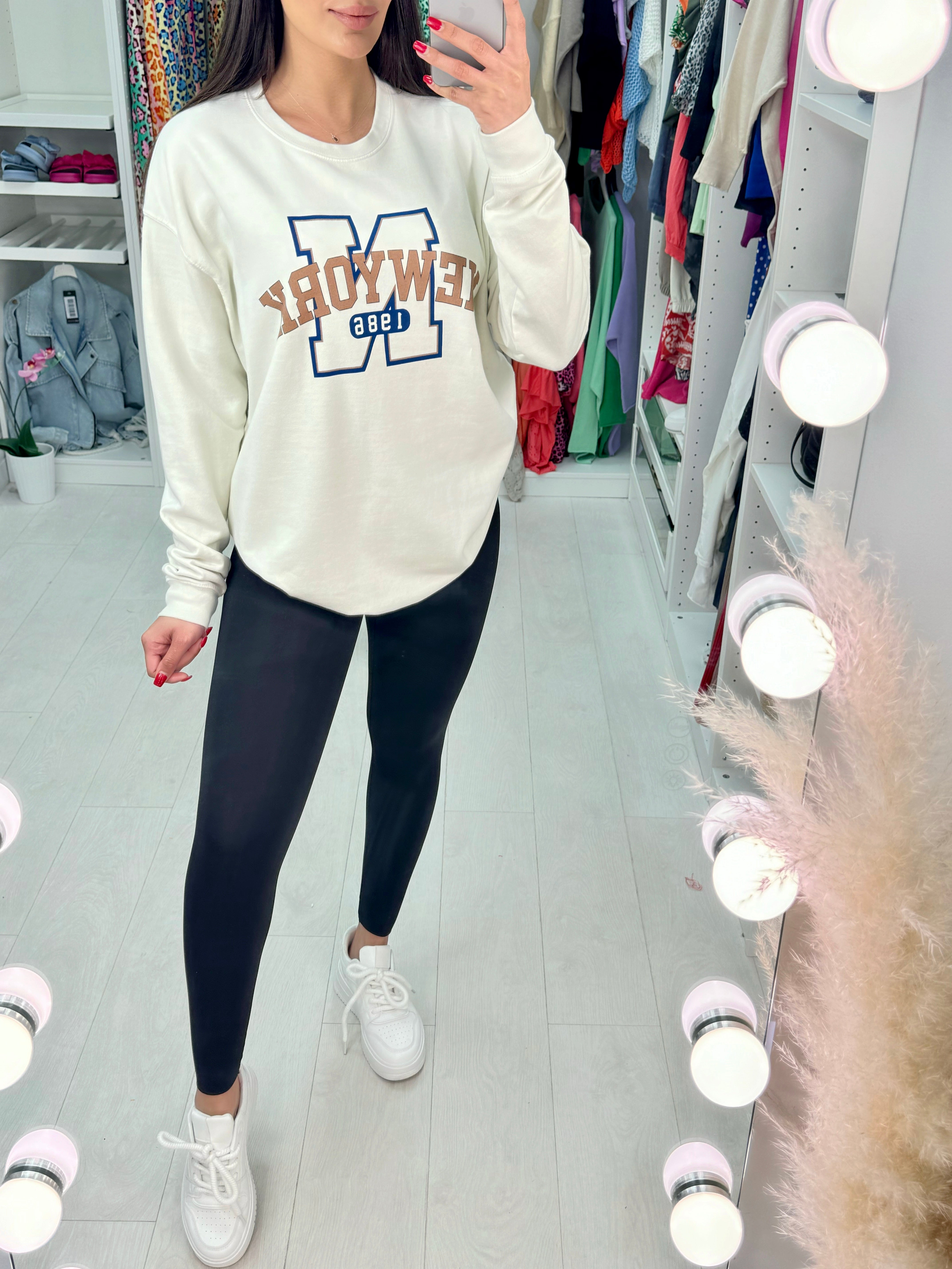 Amara NEW YORK Slogan Sweatshirt