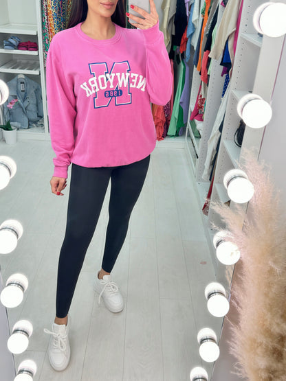 Amara NEW YORK Slogan Sweatshirt