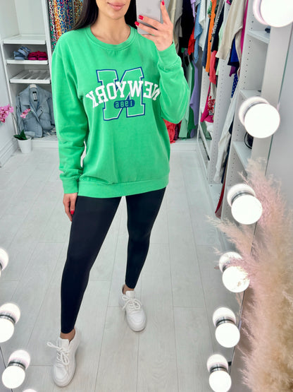Amara NEW YORK Slogan Sweatshirt
