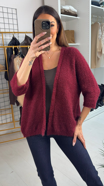 Maia Plain Super Soft Open Front Cardigan
