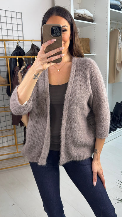Maia Plain Super Soft Open Front Cardigan