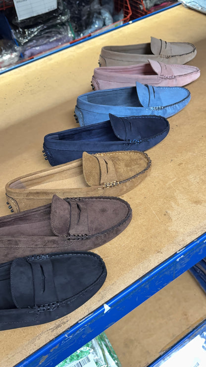 Lindy Faux Suede Loafers