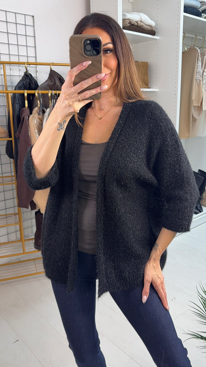 Maia Plain Super Soft Open Front Cardigan
