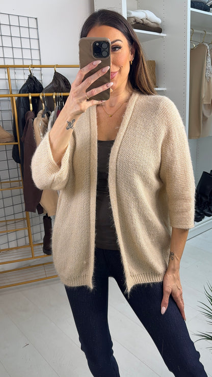 Maia Plain Super Soft Open Front Cardigan