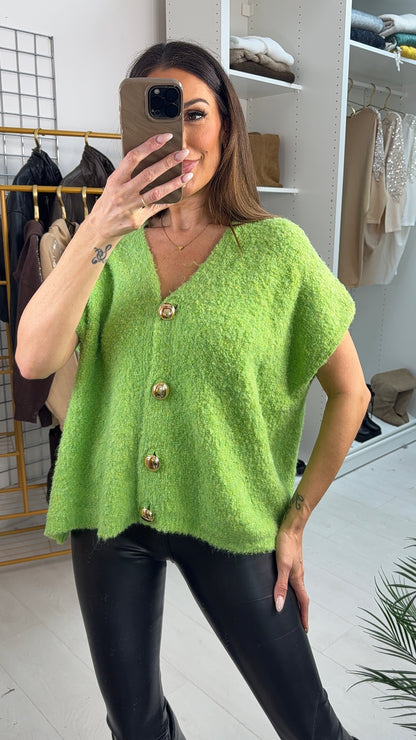 Isabelle Plain Super soft Sleeveless Jumper