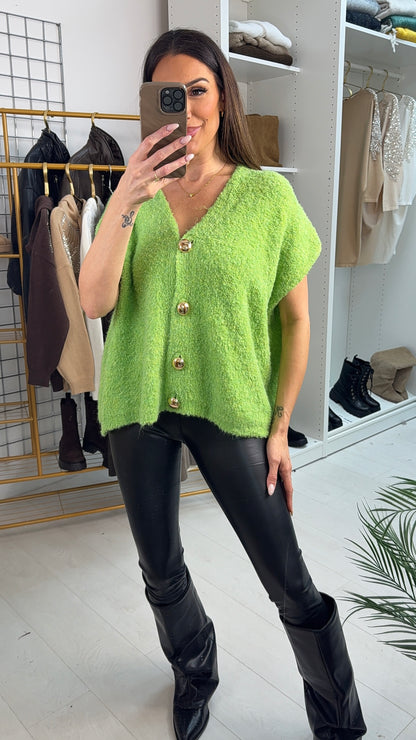 Isabelle Plain Super soft Sleeveless Jumper