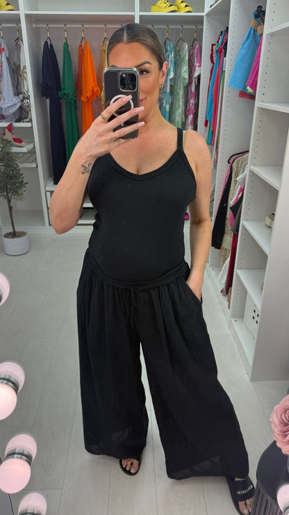Tanira Wide Leg Cami Jumpsuit