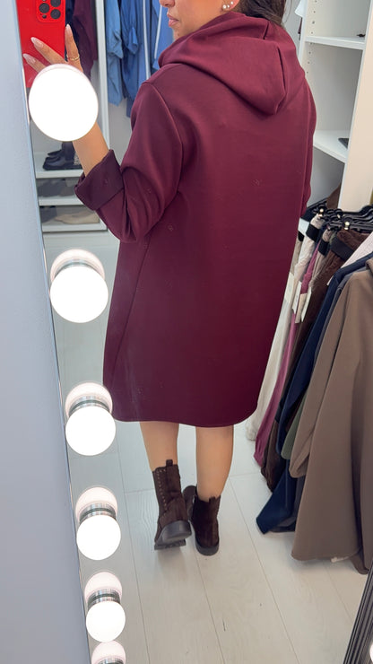 Coco Casual Hooded Jumper Dress