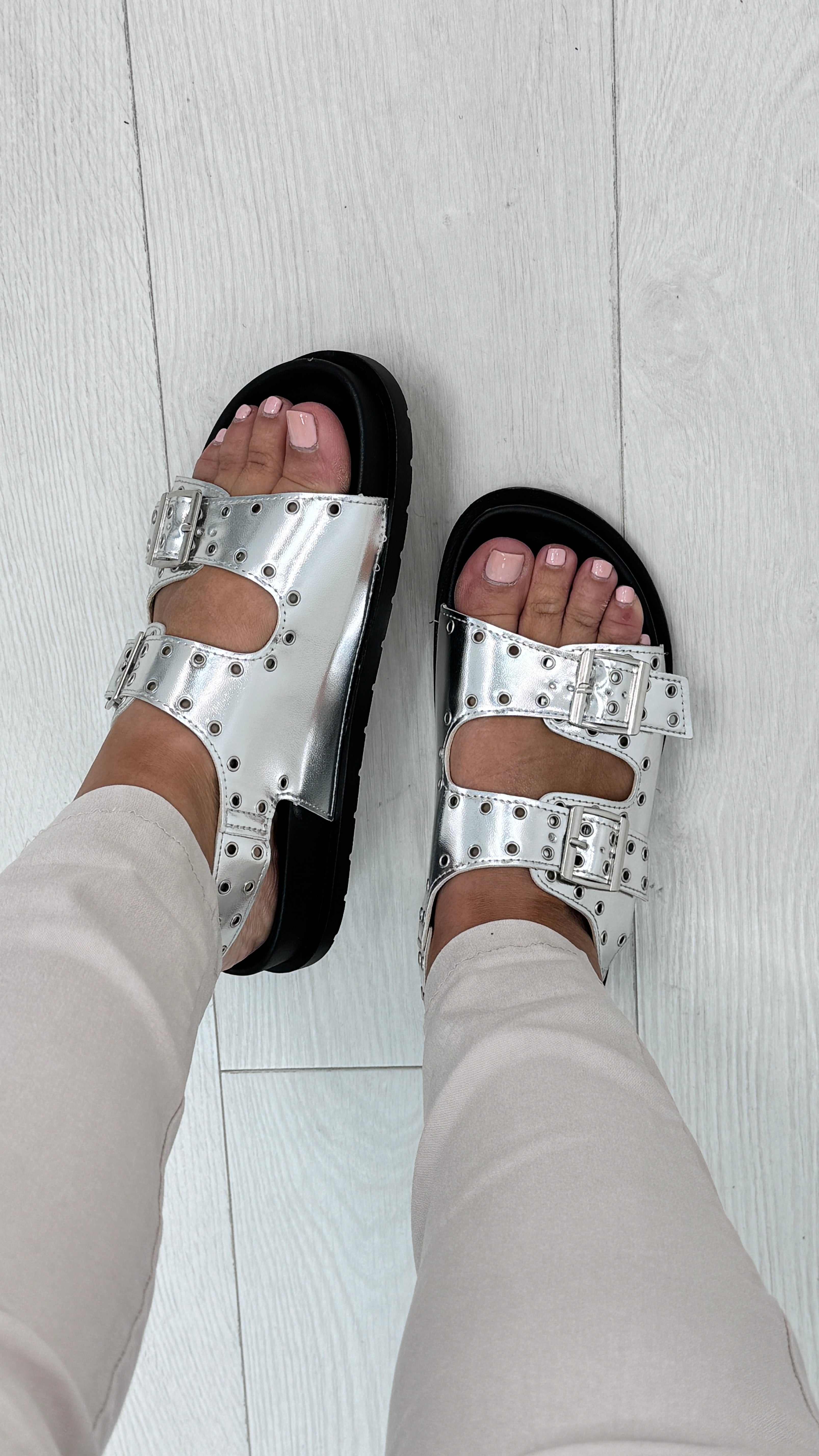 Lyanna Adjustable Buckle Sandals