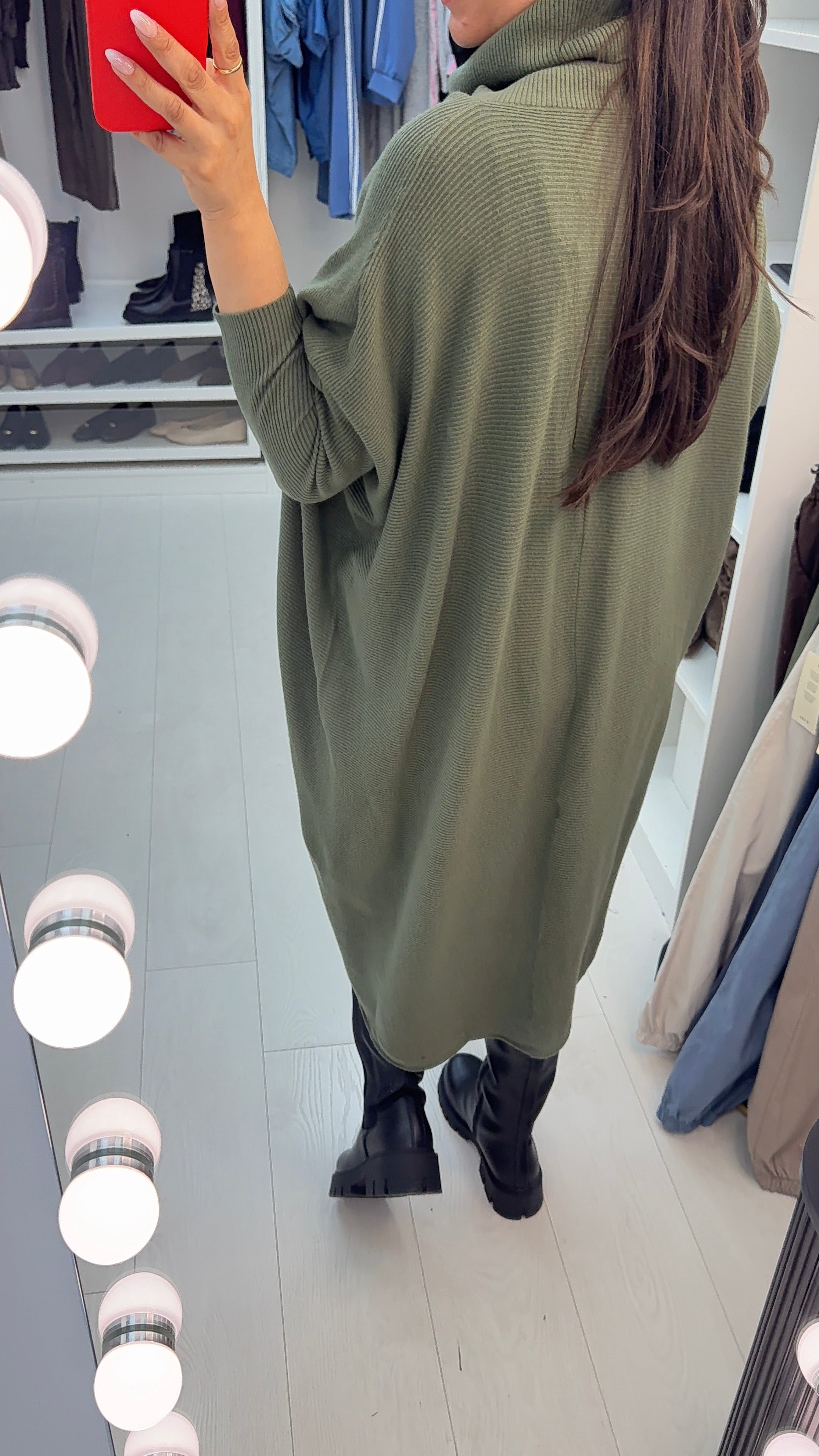 Emina Roll Neck Jumper Dress