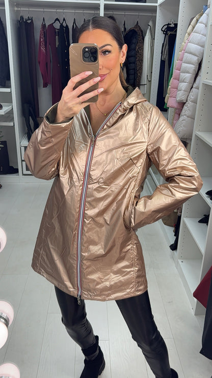 Zoyce Reversible Hooded Raincoat