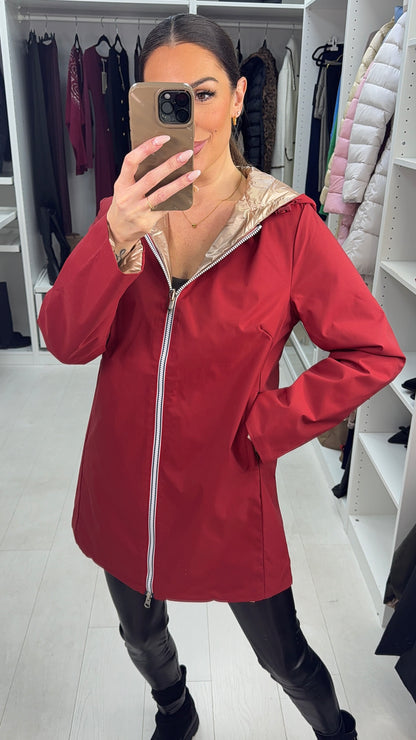 Zoyce Reversible Hooded Raincoat