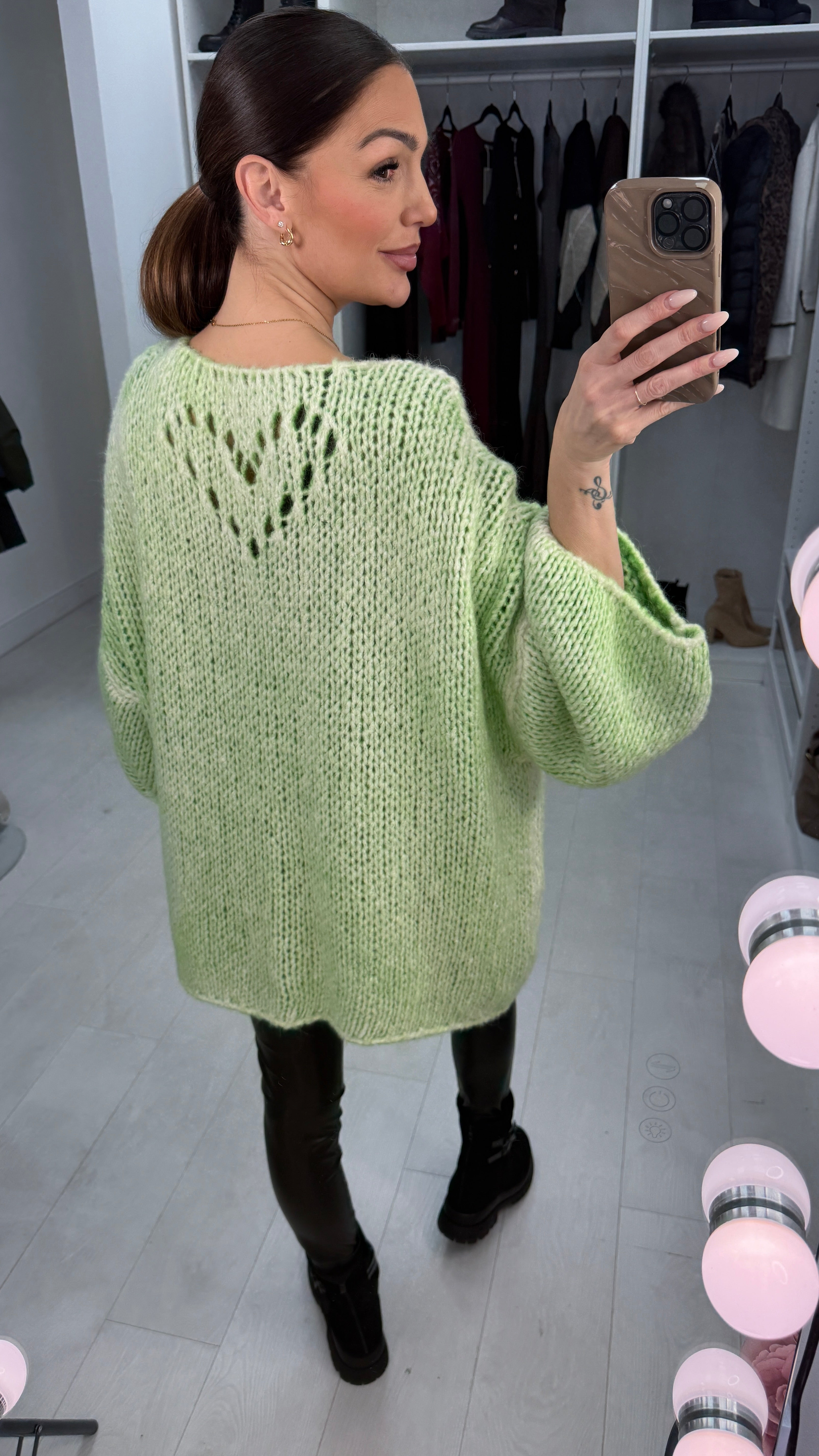 Josie Rolled Sleeve Chunky Cardigan