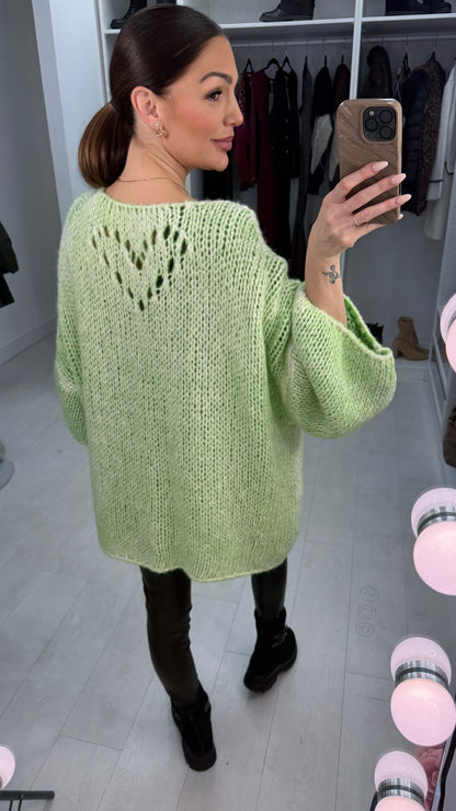 Josie Rolled Sleeve Chunky Cardigan