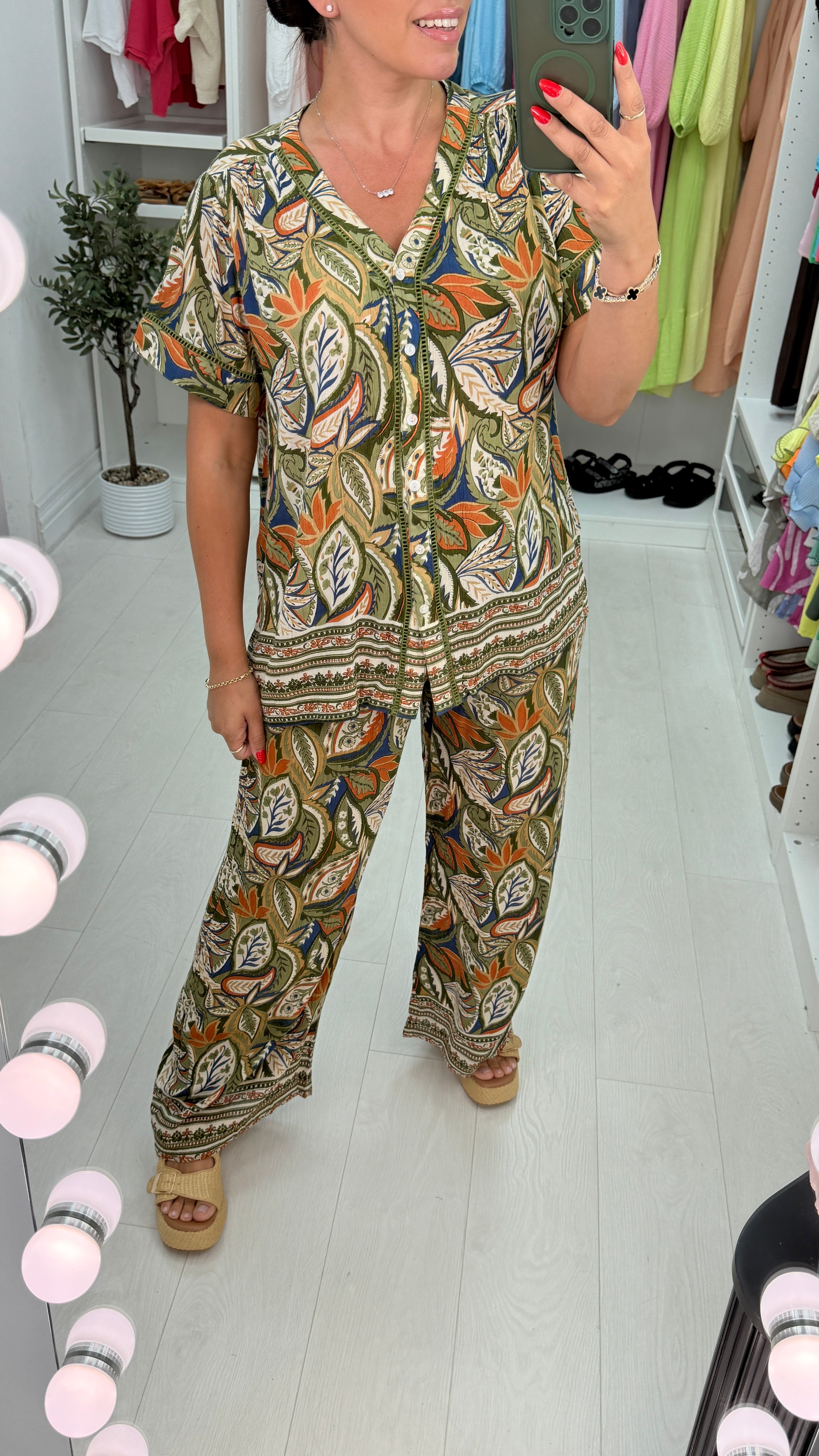 Raiya Paisley Print Co-Ord Set